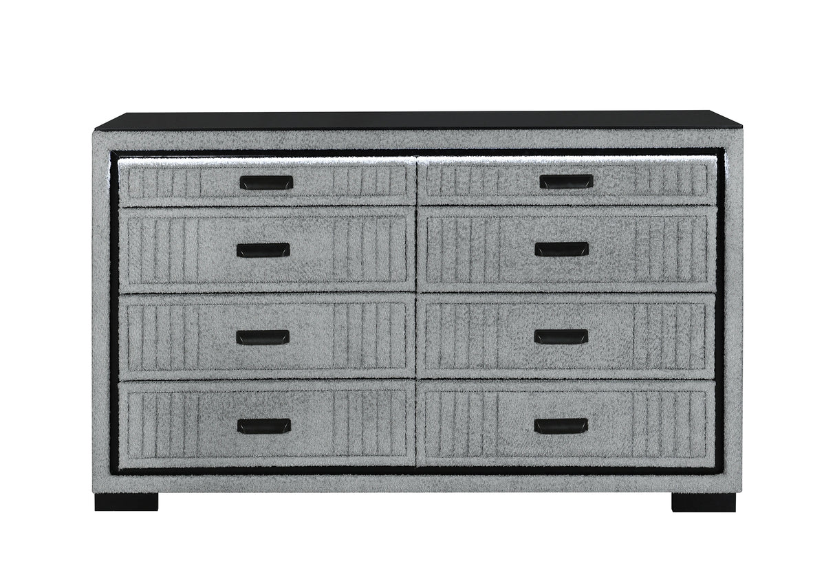 Isabella Grey Dresser with LED