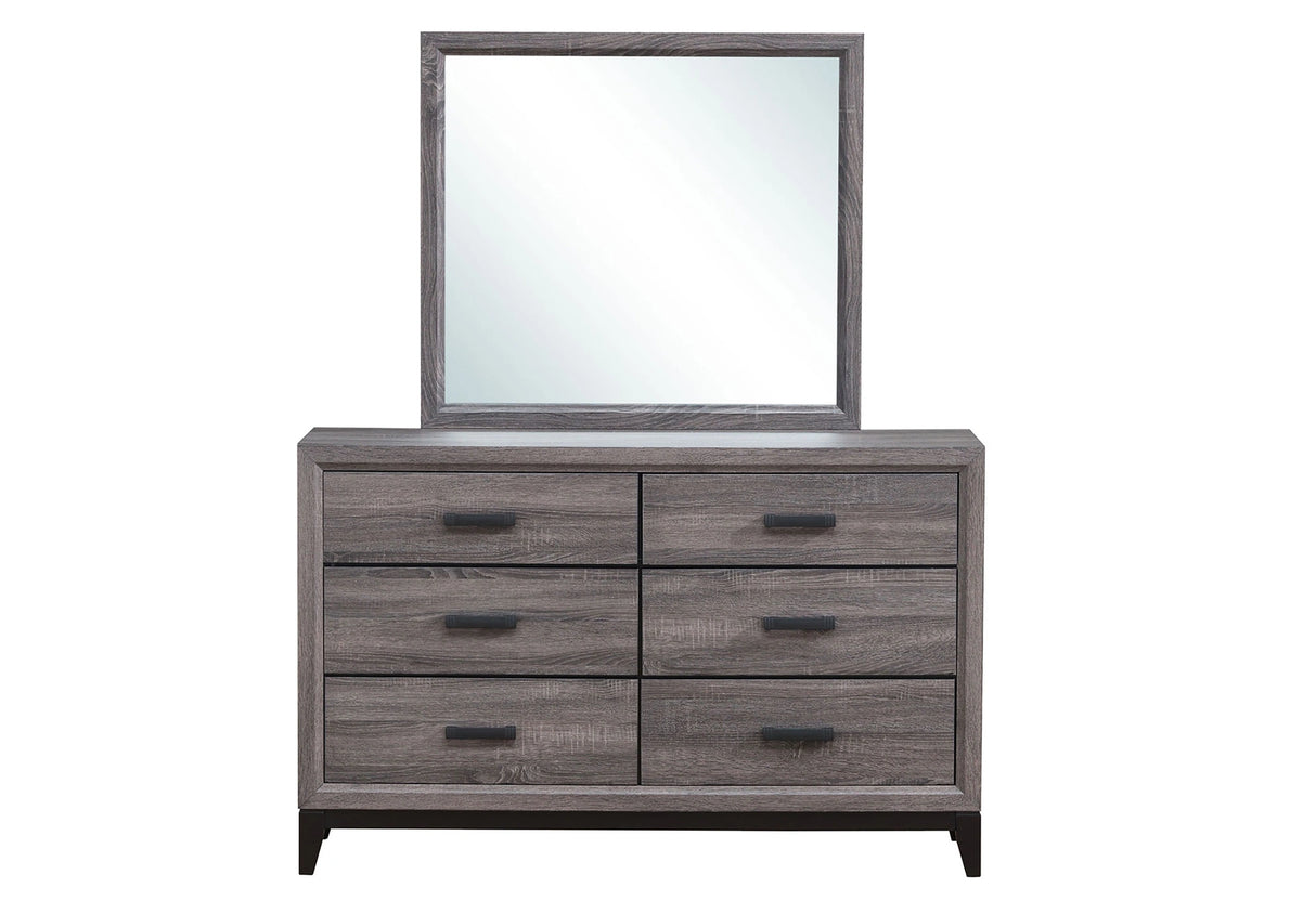 Kate Bed, Dresser, Mirror, Nightstand