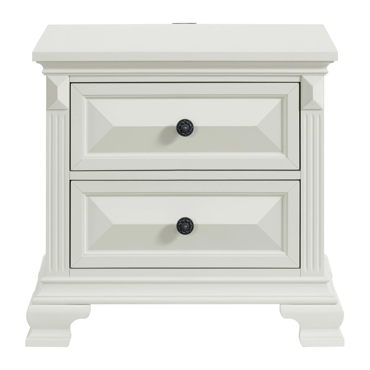 Bridgestone 2-Drawer Nightstand with USB