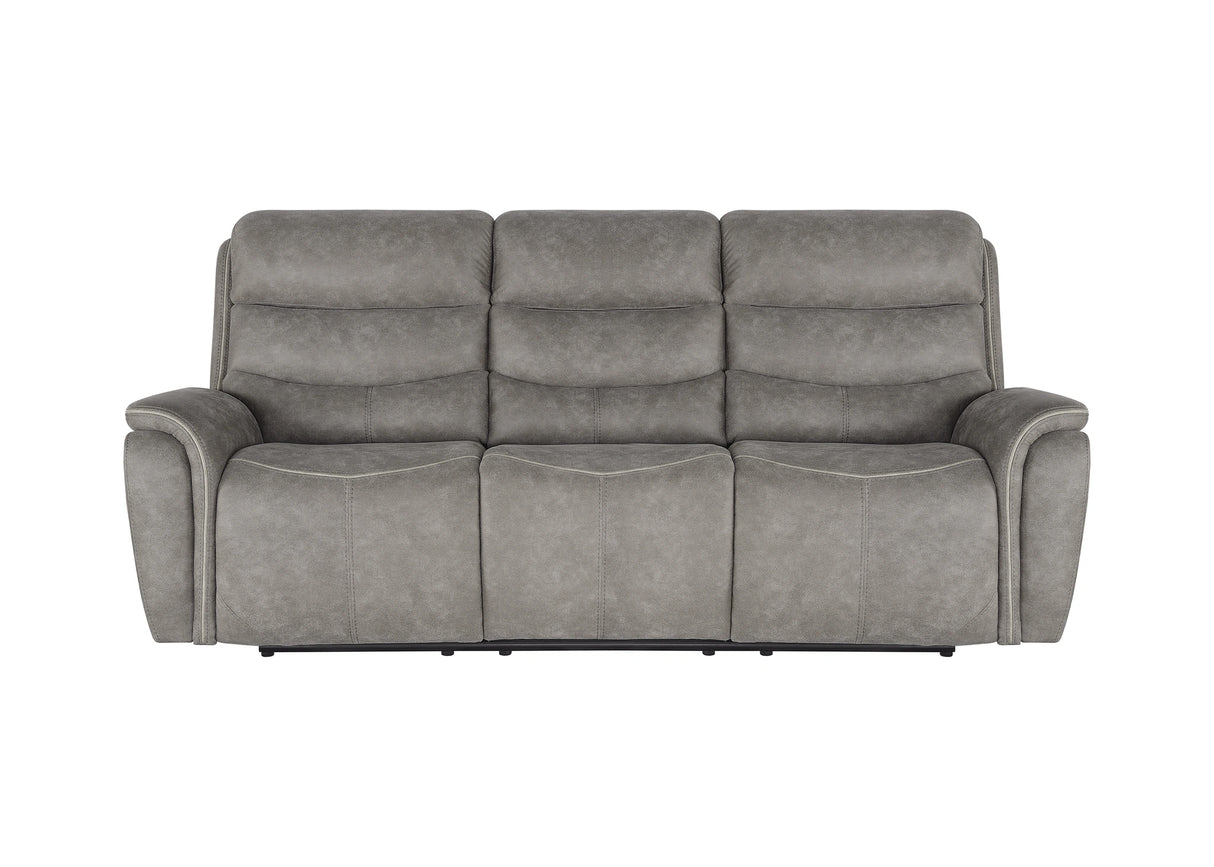 Kamari Sofa W/Dual Recliner-Gray