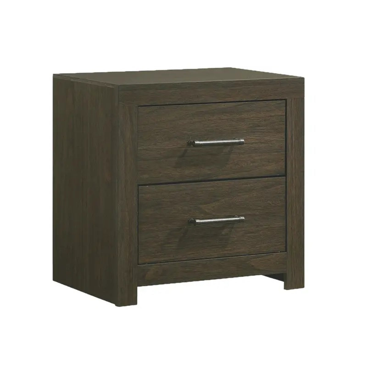 Elements International Hendricks Youth Nightstand in Brown Grey image