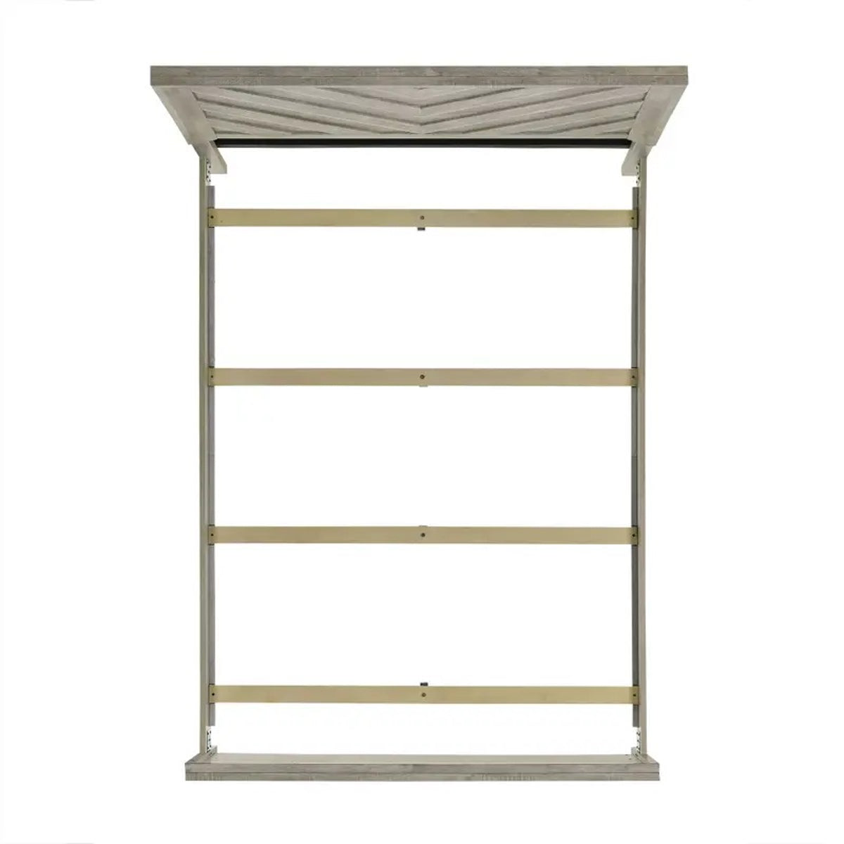 Elements International Ellen Full Panel Bed in White