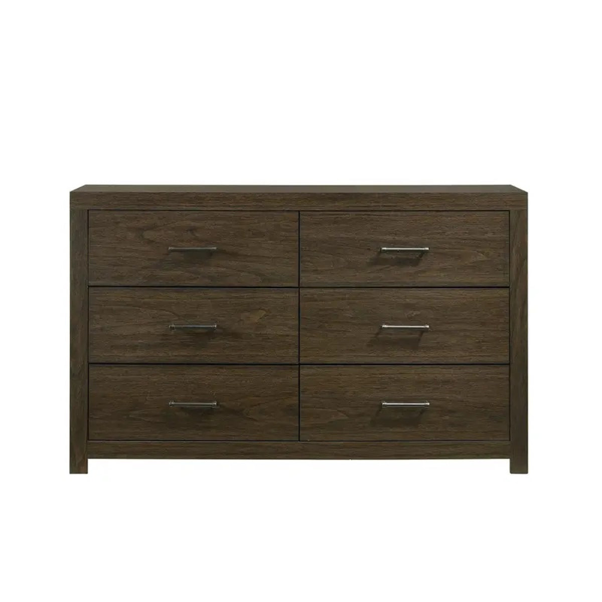 Elements International Hendricks Youth Dresser in Brown Grey