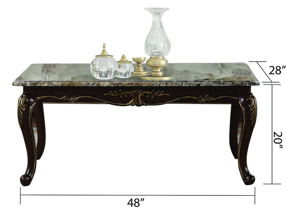 Galaxy Home Gloria Coffeein  Table in Brown