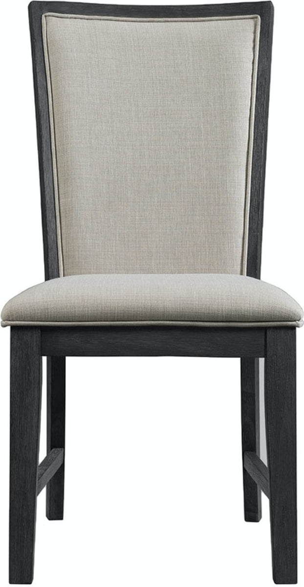 Elements International Grady Side Chair (Set of 2) in Black