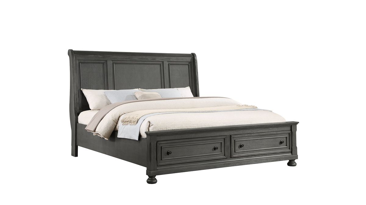 Galaxy Home Jackson Queen Bed in Gray image