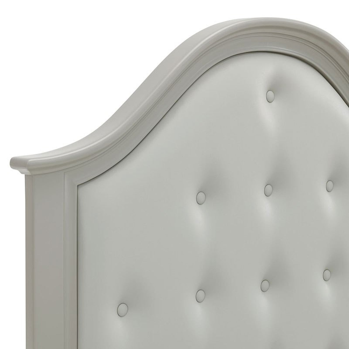 Elements International Jesse Youth Full Panel Bed in Grey