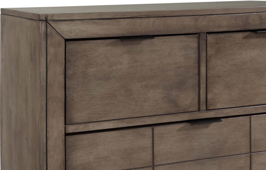 Elements International Logic Chest in Rustic Grey