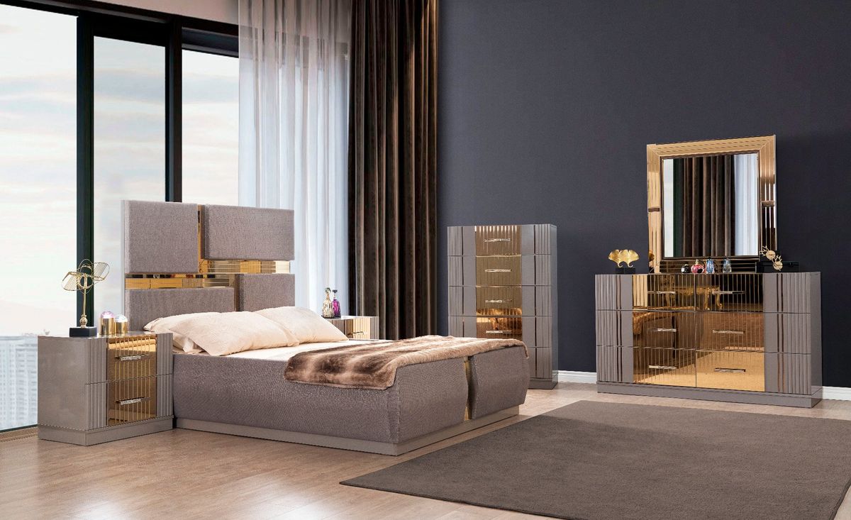 Galaxy Home Lorenzo Chest in Gray