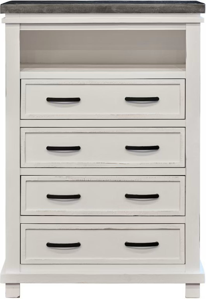 Elements International Madison Chest in White