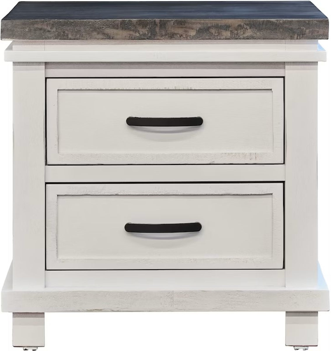 Elements International Madison Nightstand in White image