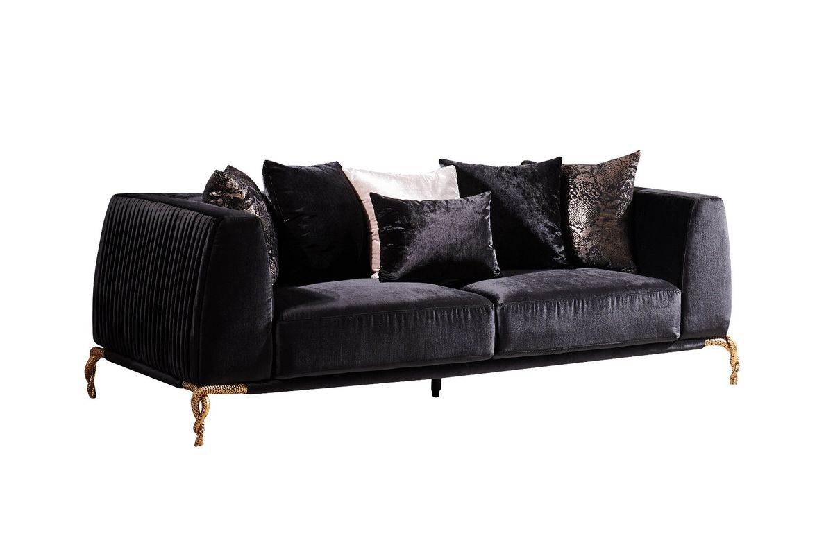 Galaxy Home Majesty Sofa in Black image