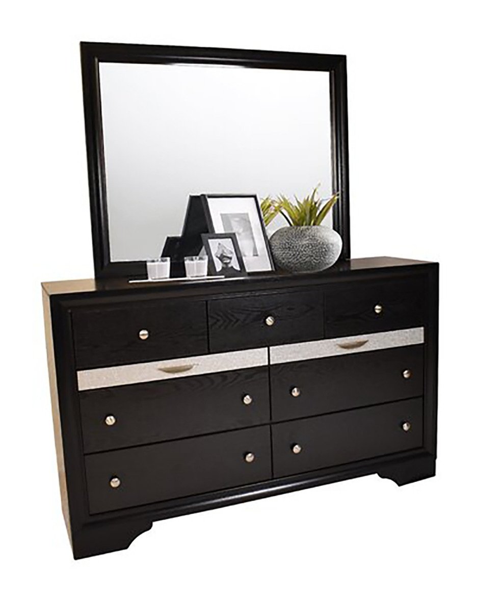 Galaxy Home Matrix Mirror in Black