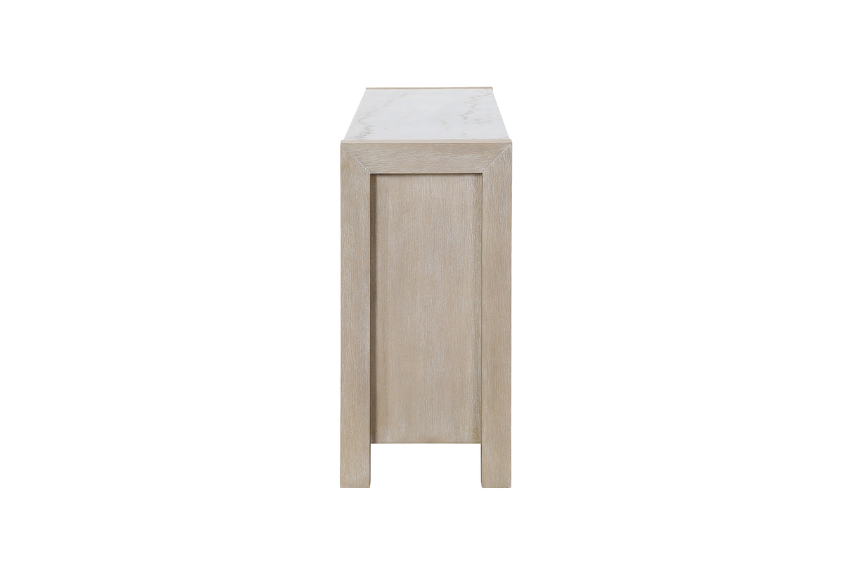 D1321 BUFFET W REAL MARBLE TOP