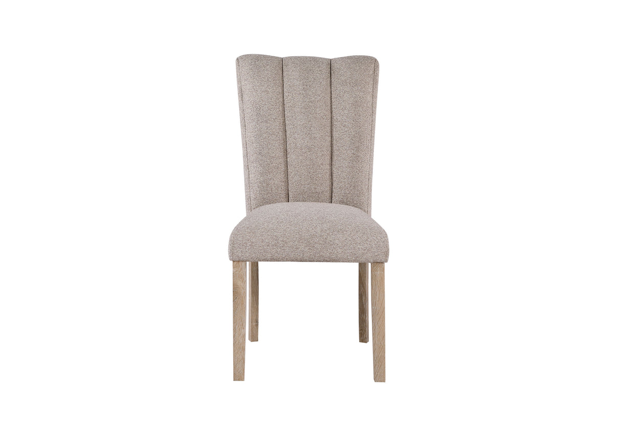 D02 NATURAL DINING TABLE + 6 D8683 DINING CHAIRS