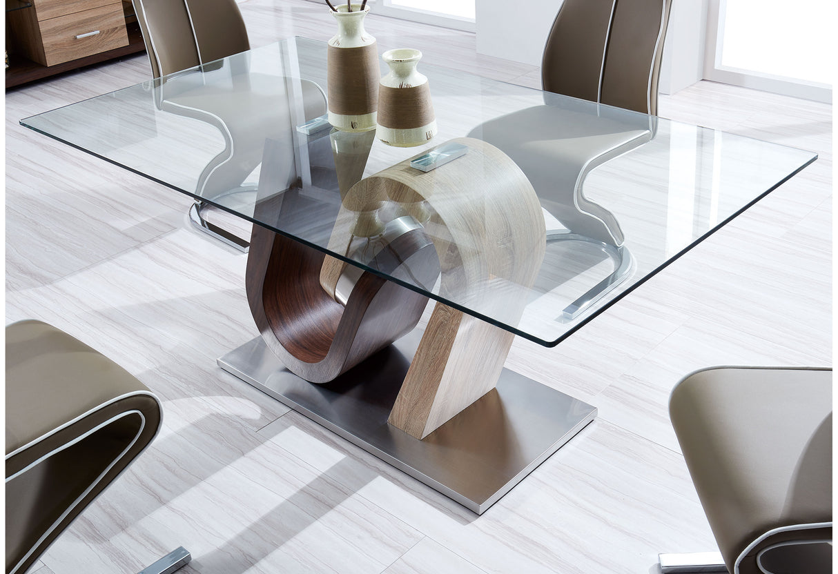 D4126N DINING TABLE AND 8 DINING CHAIRS