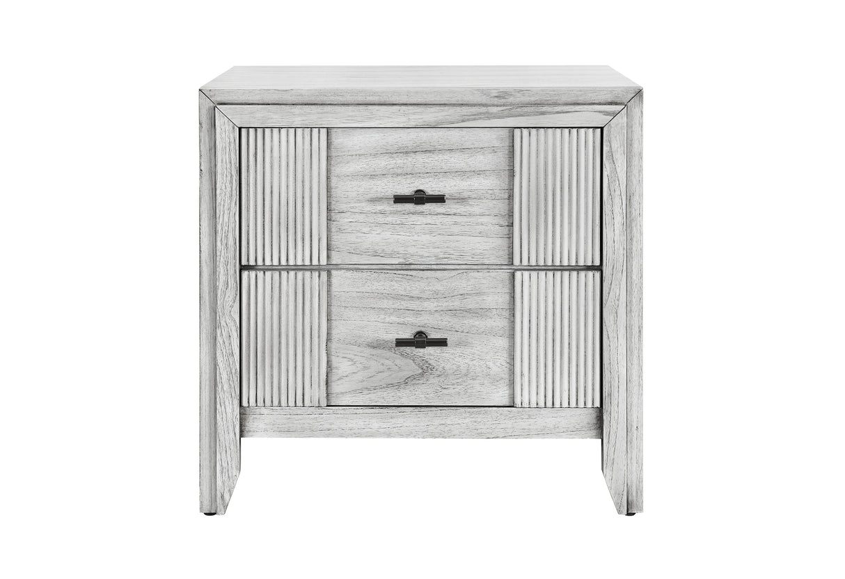 ELSIE GREY NIGHTSTAND