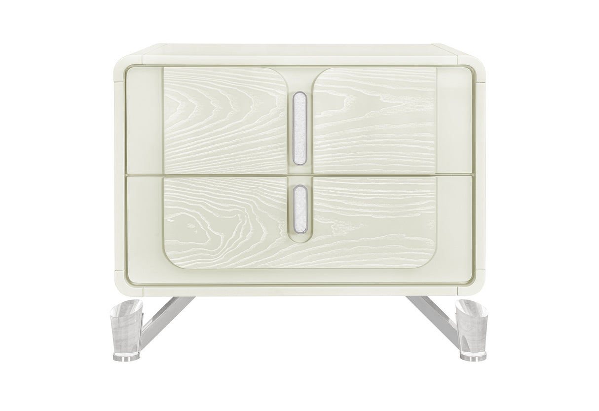 LYRA BEIGE NIGHTSTAND WITH USB