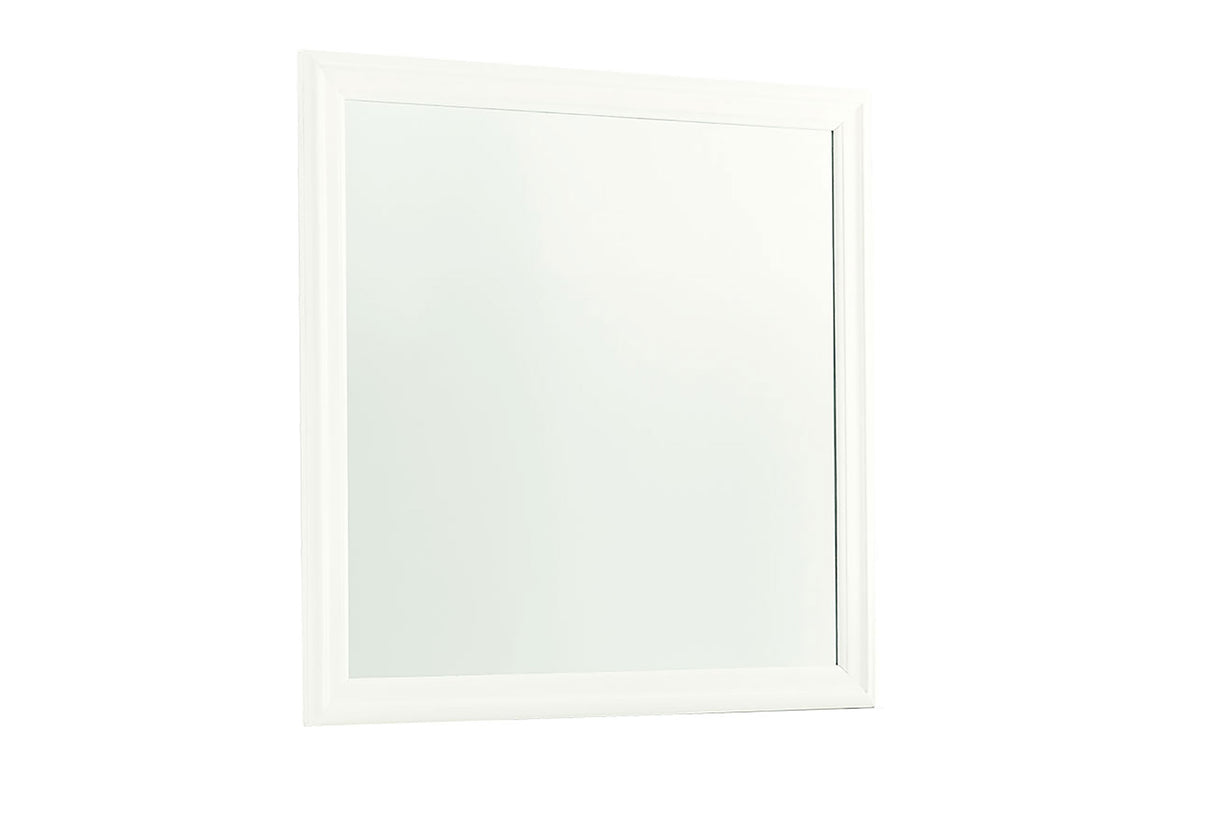 POMPEI METALLIC WHITE MIRROR