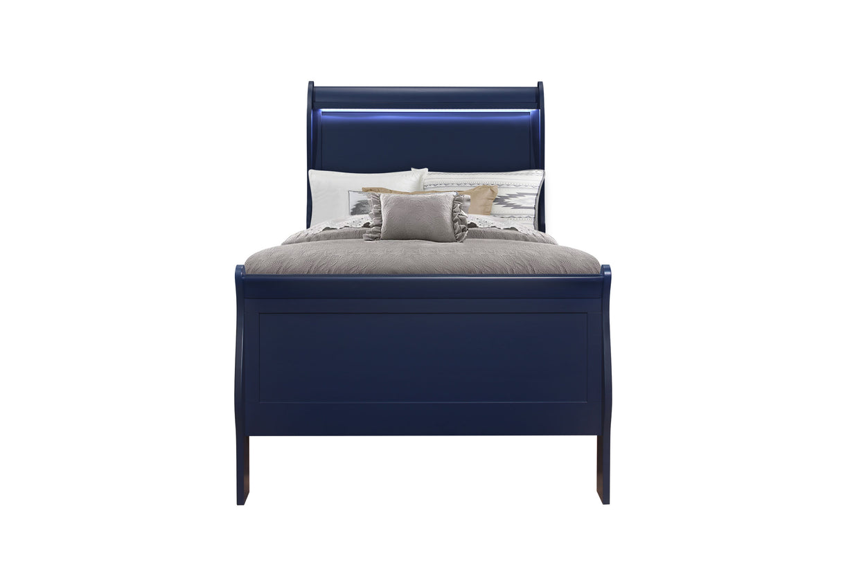 Charlie Twin Bed, Dresser, Mirror, and Nightstand