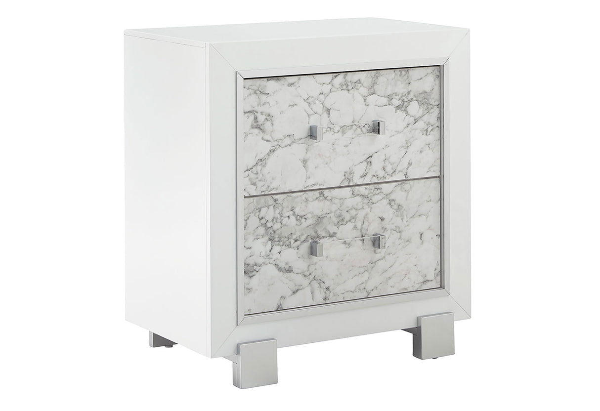 SANTORINI WHITE NIGHTSTAND