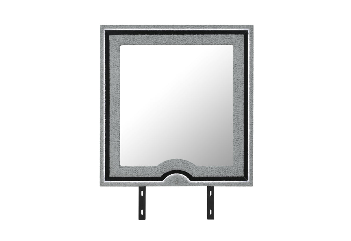 ISABELLA GREY MIRROR WITH LED