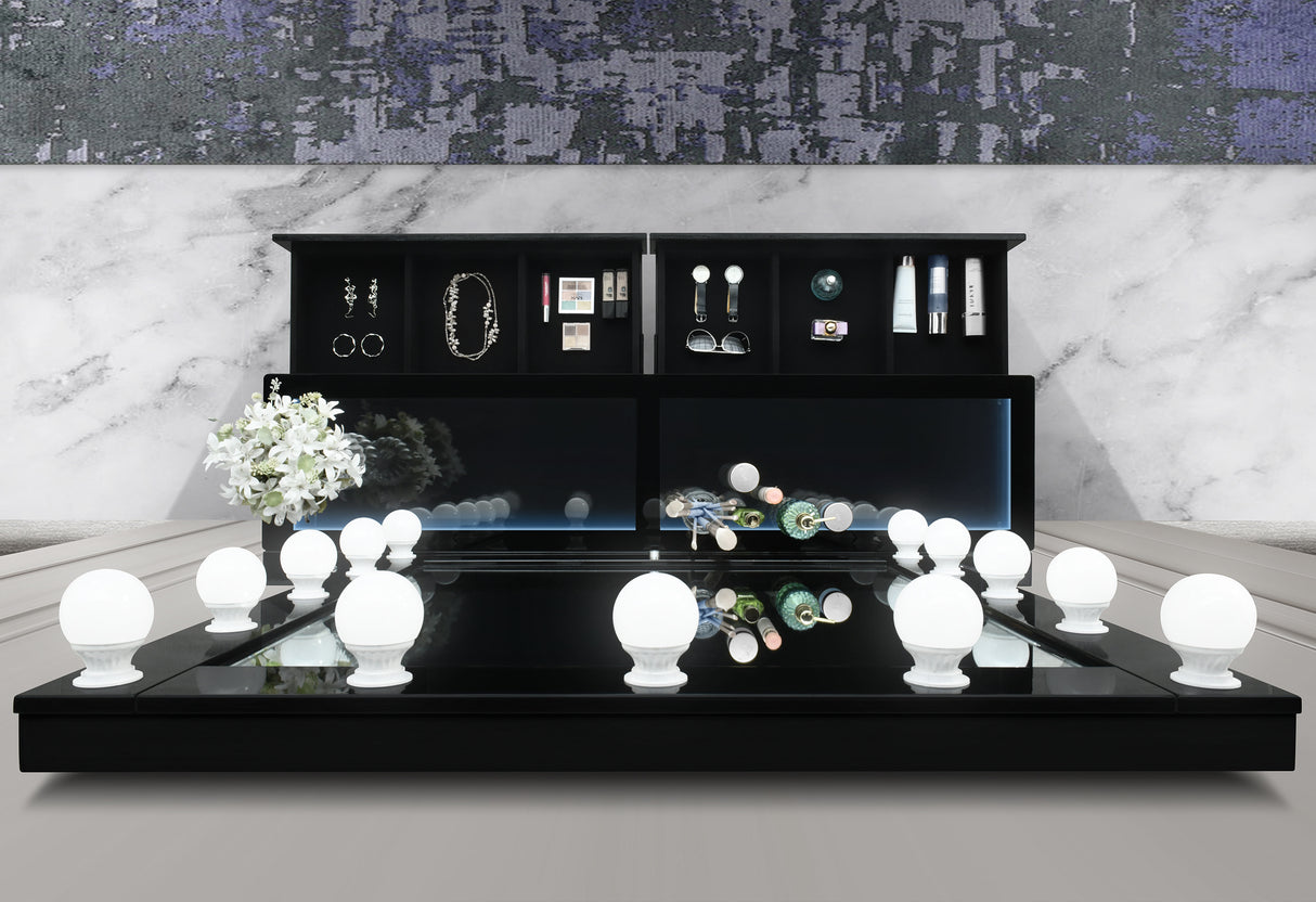 ELLA BLACK VANITY WITH SPEAKER