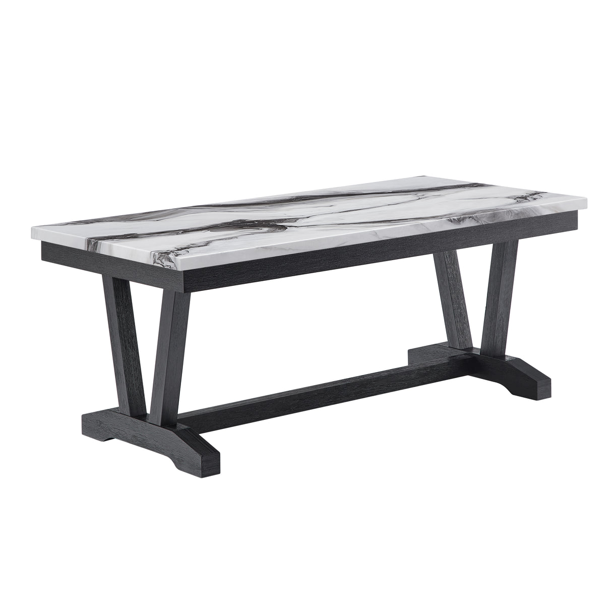 T1319 BLK/WHT COFFEE TABLE
