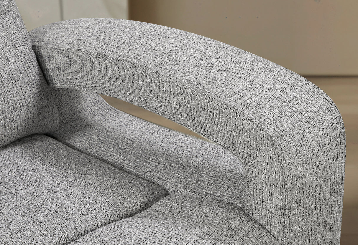 U6611 GREY 15 POWER RECLINING SOFA/POWER CONSOLE RECLINING LOVESEAT