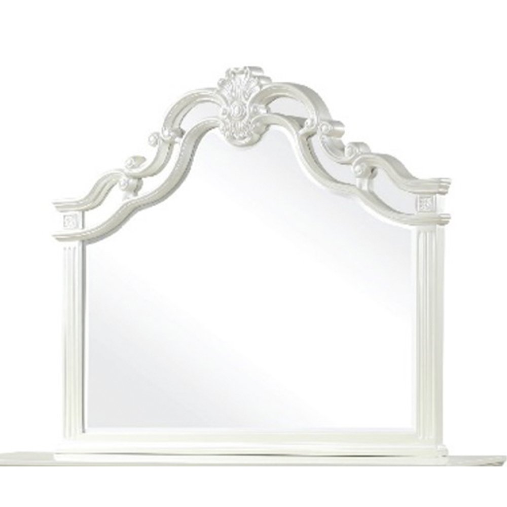 Galaxy Home Milan Mirror in White image