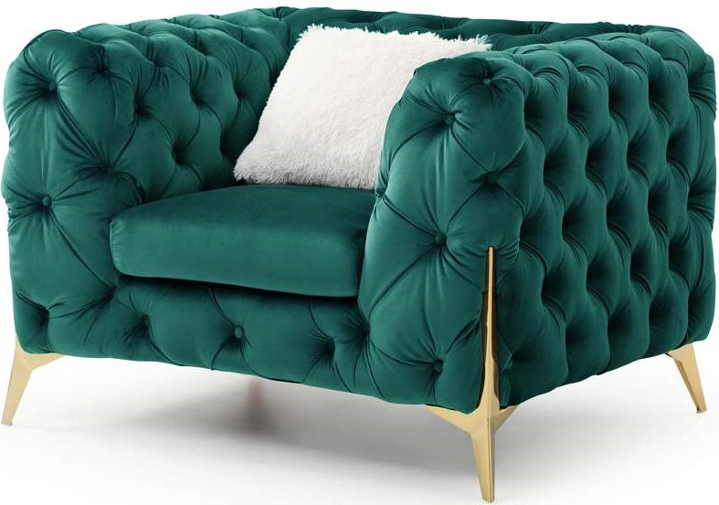 Galaxy Home Moderno Chair in Green image