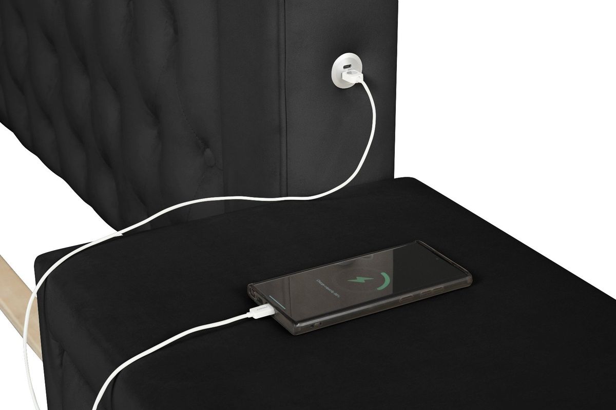 Galaxy Home Monica Full Bed in Black image