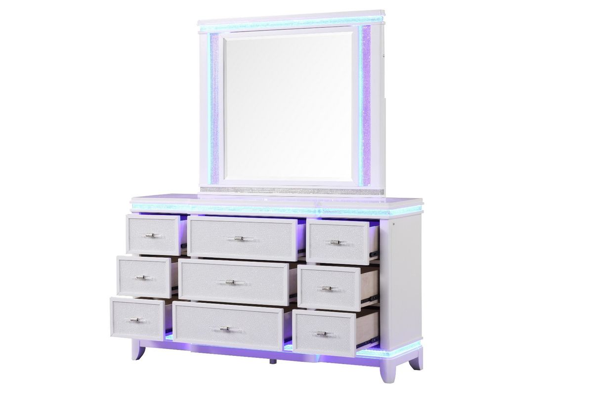 Galaxy Home Opium Dresser in White