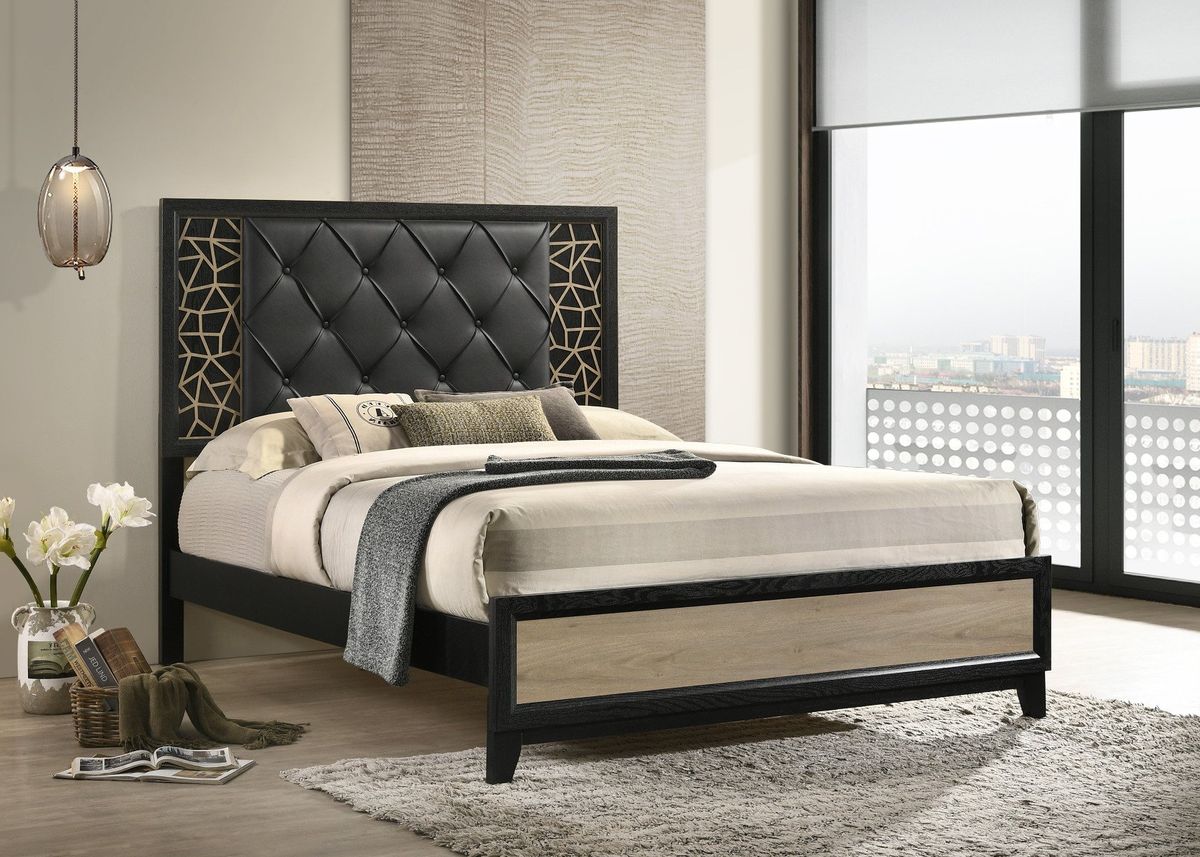 Galaxy Home Selena King Bed in Black