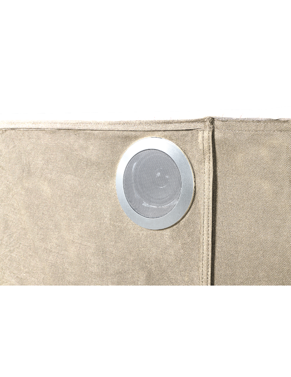Galaxy Home Lizelle Queen Bed in with Ambient Lighting in Beige image