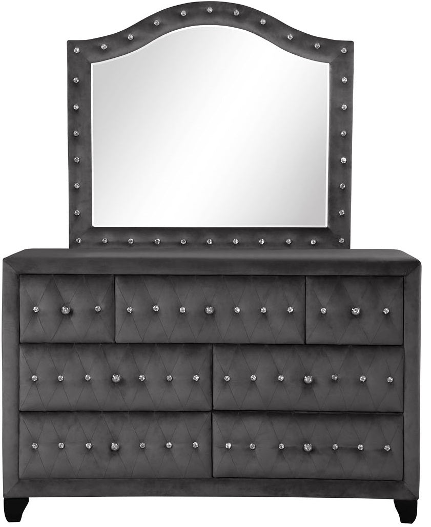 Galaxy Home Sophia Dresser in Gray