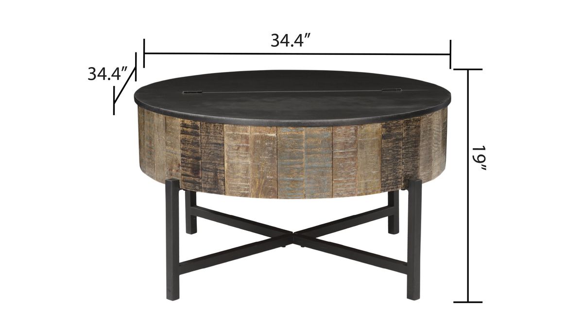 Galaxy Home T1216C Coffe Table in Brown