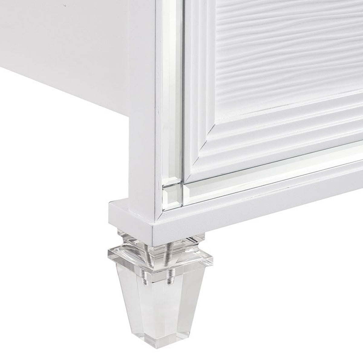 Elements International Twenty Nine Youth Full Panel Bed in White