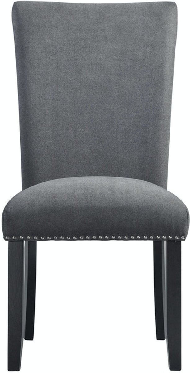Elements International Tuscany Side Chair (Set of 2) in Black/White image