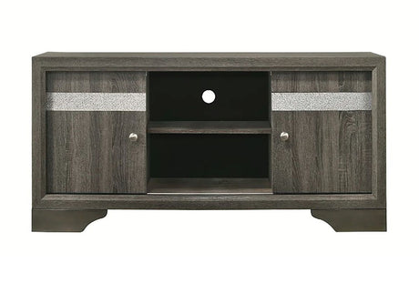 Crown Mark Furniture Regata TV Stand in Gray image