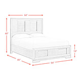 Kelis Panel Bedroom Set with LED