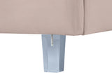Rainbow Pink Velvet Full Bed
