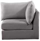 Jacob Grey Velvet Corner
