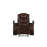 Chester Glider Recliner W/Pwr Hr & Fr-Brown