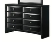Crown Mark Furniture Fallon 8 Drawer Dresser in Black image