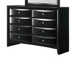 Crown Mark Furniture Fallon 8 Drawer Dresser in Black image