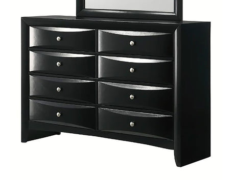 Crown Mark Furniture Fallon 8 Drawer Dresser in Black image