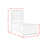 Denmark UPH Bedroom Set with Lights