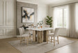 D04 Natural Bar Table + D8685 Beige/Nat Bar Stool