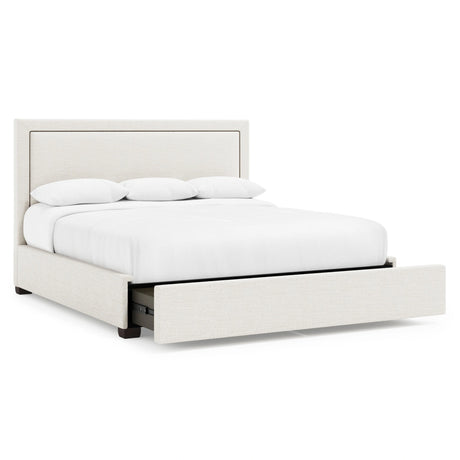 Morgan Fabric Storage Panel Bed King (54" H)
